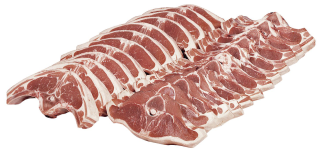 Lamm-Kotelett tiefgefroren, in Scheiben, einzeln geschnitten, aus Neuseeland, vak.-verpackt ca. je kg (ca1-1,5 kg)