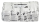 Papstar Spenderservietten 30  x  25 cm Weiß Tissue 17 gr./m² - 4 x 250 Stück
