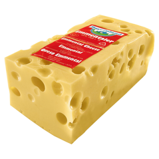 Bayernland Emmentaler 45 % Fett ca. 2,8 kg Stücke je kg
