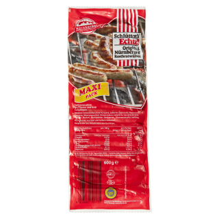 Schlütters Original Nürnberger Rostbratwürste - 10 x 600 g Packungen