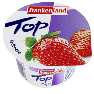 Frankenland Top H-Fruchtjoghurt 3,5 % Fett, versch. Sorten  20 x75 g Becher