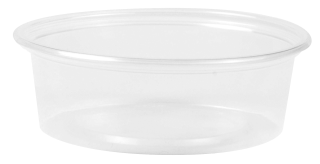 Papstar Dressingbecher Transparent 50 ml Polypropylen (PP) rund Ø 7,1 cm