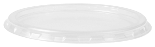 Papstar Deckel für Dressingbecher Transparent Polypropylen (PP) rund Ø 7,1 cm