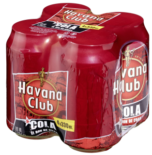 Havana Club Rum  - Cane Sugar & Lime 10 %  Vol. - 4 x...
