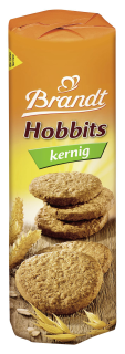 Brandt Kekse Hobbits kernig - 250 g Stück