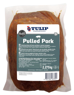Tulip Pulled Pork vorgegartes Schweinefleisch 2,275 kg Packung