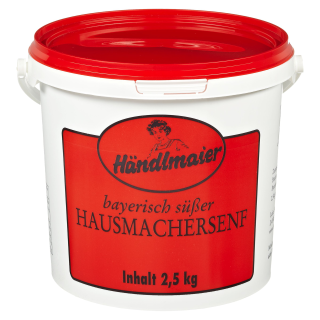 Händlmaier Senf Hausmacher süß - 2,50 kg Eimer