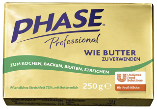 Phase Professional Gold Streichfett 72 % Fett - 20 x 250 g Packungen