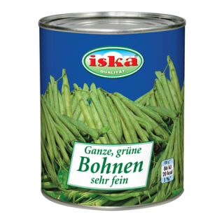 Iska Grüne Bohnen, ganz eingelegt, sehr fein - 850...