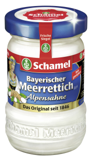 Schamel Alpensahne Bayerischer Meerrettich - 135 g Tiegel