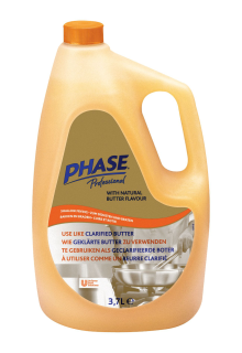Phase Pflanzenfett Butter Flavour 99 % Fett - 3 x 3,39 kg Flaschen