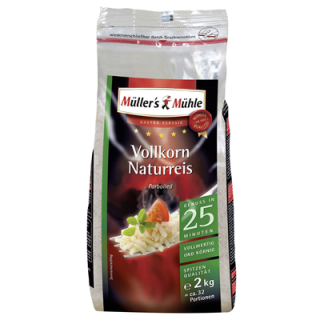 Müllers Mühle Vollkorn Naturreis Parboiled - 1...
