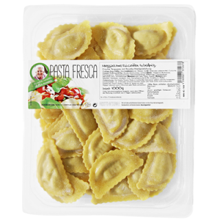 Pasta Tressini Mezzalune Ricotta & Waldpilzen - 1 x 1 kg Schale