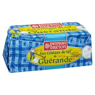 Paysan Breton Butter mit Salzkristallen 80 % Fett - 250 g...