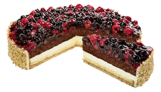 Pfalzgraf Beerentorte mit Waldfrüchten tiefgefroren - 2,05 kg Schachtel
