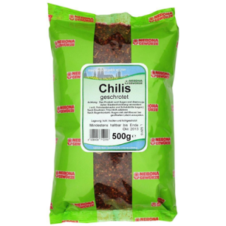 Nebona Chilies scharf geschrotet 500 g Beutel