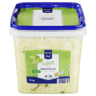 METRO Chef Krautsalat mit grünen Paparikastreifen - 5 kg Eimer