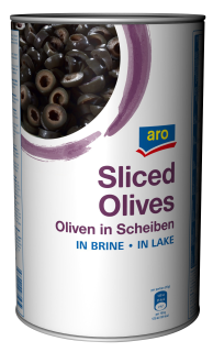 aro Oliven geschwaerzt, in Scheiben - 4,25 l Dose