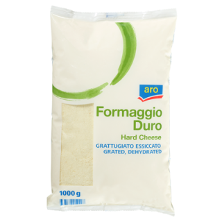 aro Hartkäse gerieben - 1 kg Packung