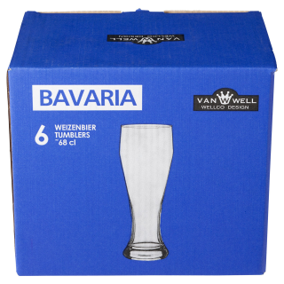 Van Well Weizenbierglas Bayern - 1 Packung