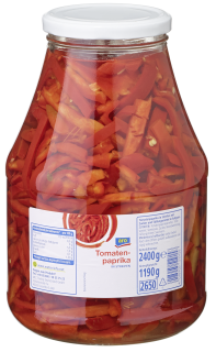 aro Tomatenpaprikastreifen - 2,65 kg Glas