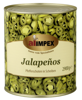 Alimpex Jalapenos Pfefferschoten - 2,90 kg Karton