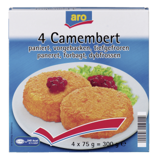 aro Back-Camembert tiefgefroren paniert, vorgebacken 4...