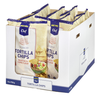 METRO Chef Tortilla Chips - 10 x 750 g Beutel