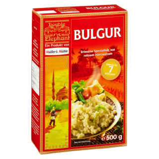 Double Elephant Bulgur - 500 g Packung