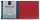 METRO PROFESSIONAL Servietten Rot 33 x 33 cm 1/4 Falz 3-lagig 250 Stück
