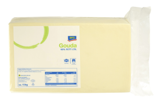 aro Gouda, 48 % Fett i. Tr. je kg (ca. 15 kg Block)