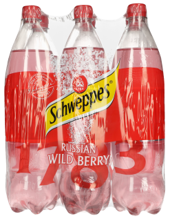 Schweppes Russian Wild Berry - 6 x 1,25 l Flaschen