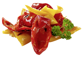 Greens Paprika gegrillt tiefgefroren - 1 kg Beutel