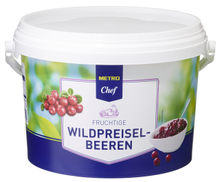 METRO Chef Wildpreiselbeeren - 5 kg Eimer