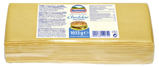 Hochland Schmelz Scheiben mit Cheddar - 1,00 kg Beutel
