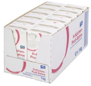 aro H-Küchen-Profi-Sahne 20 % Fett - 12 x 1,00 l...