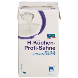 aro H-Küchen-Profi-Sahne 24 % Fett - 1,00 l Packung