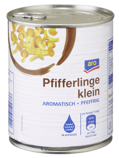 aro Pfifferlinge klein - 800 g Stück