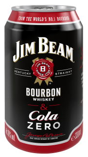 Jim Beam White & Cola Zero - 12 x 0,33 l Packungen