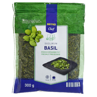 METRO Chef Basilikum tiefgefroren - 300 g Beutel