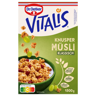 Vitalis Knuspermüsli - 1,50 kg Packung