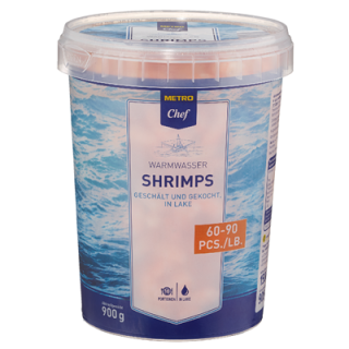 METRO Chef Warmwasser Shrimps geschält, gekocht, in...