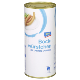 aro Bockwurst im Saitling 10 Stück à ca. 90 g - ca. 900 g
