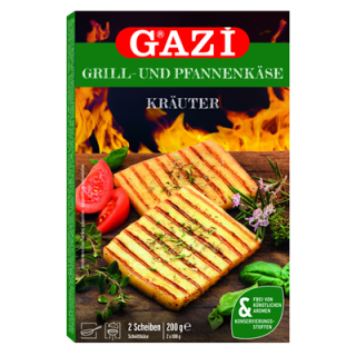 Gazi Grill - Pfannenkäse gekühlt Kräuter - 200 g Stück