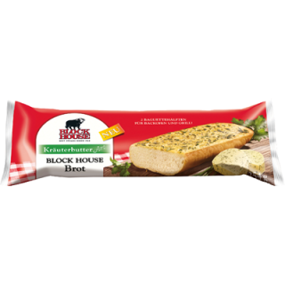 Block House Brot Kräuterbutter Art, vorgebacken,...