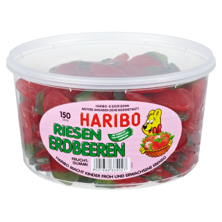 Haribo Fruchtgummi Stückartikel - 1,35 kg Dose