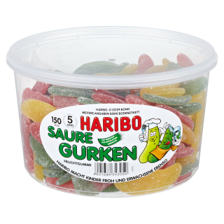 Haribo Fruchtgummi Stückartikel - 1,35 kg Dose
