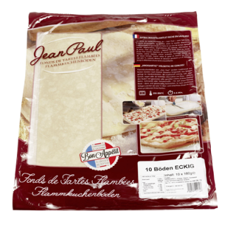 Jean Paul eckige Flammkuchenböden 10 Stück à 160 g 1,6 kg Packung