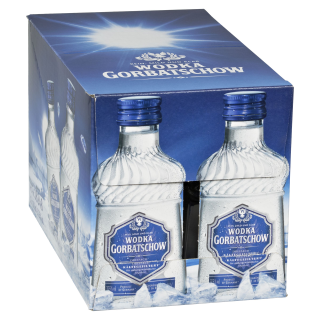 Gorbatschow Wodka 37,5 % Vol. - 12 x 0,10 l Karton