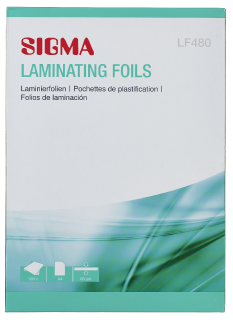 Sigma Laminierfolien LF480 A4 DIN A4 - 100 Stück
